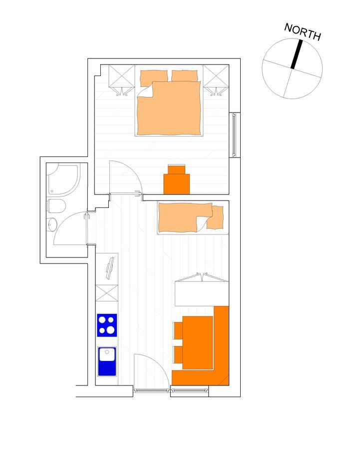 Appartamento con 2 Camere da Letto